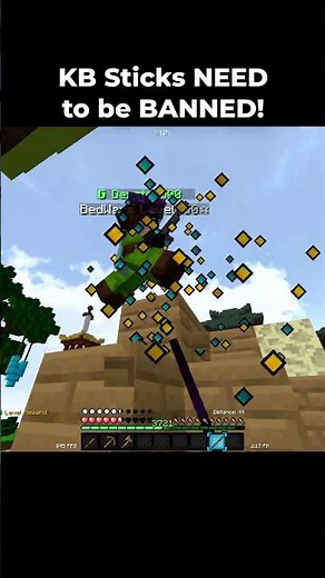 Bedwars KB Stick Moment