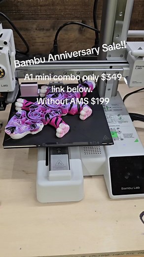 A1 Mini is the perfect printer for those wanting to get into the world of 3d printing. check it out. #fyp #live #3dprint #tiktokshopping #bambu #sale