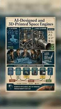 AI-Designed and 3D-Printed Space Engines #RocketScience #3DPrinting #rocketengine #ai