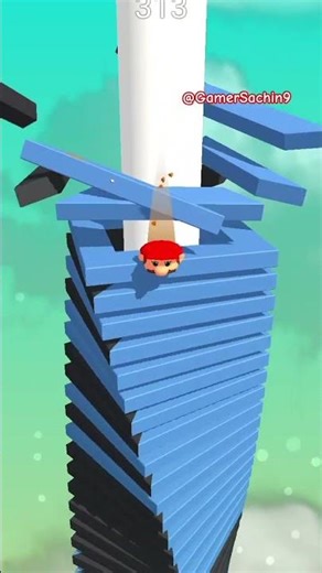 Drop Stack Ball Game 🔥 60.7| One Mistake = Game Over 😱 #shorts #games #gameplay #ytshorts #trending