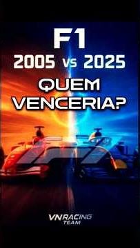 F1 2005 ⚡ VS ⚡ 2025 | EVOLUÇÃO SEM GRAÇA? #shorts