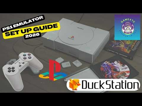 PS1 Emulator DuckStation - Complete Setup Guide 2026 (PS1 Games in 4K in 5 Minutes)!