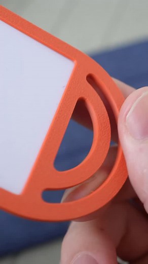 Minimal Embedded ID Card Holder 🔖 Here’s how I did it: * Created initial sketch based on ID size of 85.6 × 54.0 mm with a 3 mm corner radius * Added a 2 mm inner offset for the lip & 3 mm outer offset for the wall * Extruded the main body 3 mm thick and cut the card slot 1 mm using the inner rim profile * Created a semicircular attachment slot at one end * Finished off the design with fillets & chamfers * Applied glue to the back edge of the ID for better print adhesion * Paused mid‑print and i