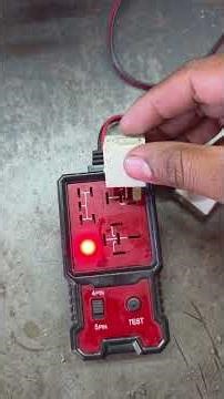 Relay Check Tool. 12v/24v Relay tester.