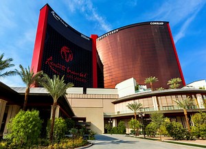 Conrad & Hilton hotels Resorts World Las Vegas review