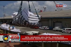[WATCH] NFA: Murang NFA rice, posibleng hanggang Agosto na lang maibebenta | May report si Sandra Aguinaldo sa State of the Nation with Jessica Soho. Sa mga Kapuso abroad, tumutok o mag-subscribe sa GMA Pinoy TV, GMA Life TV, at GMA News TV International para sa iba pang mga balita. | GMA News