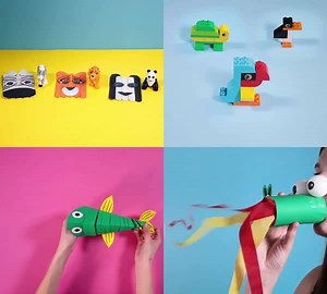 163K views · 351 reactions | These animal themed crafts are super simple - try them with your child! | LEGO Family | Facebook