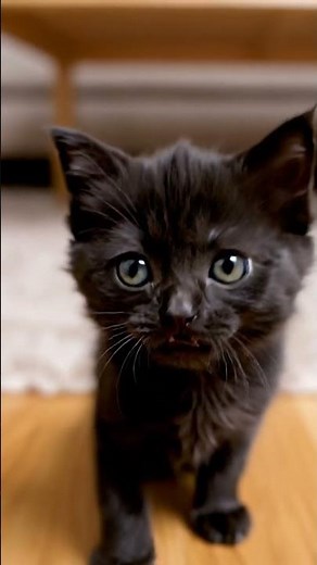 ASMR Black Kitten Meowing POV | Realistic Cat Sounds for Relaxation #asmr