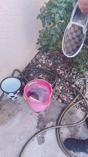 Llego a casa y dice mi abuelita hija saque tus zapatos que tenias ai para labartelos aya los deje remojando afiera y yo con la cara de susto se me bajo la precion oh subio 🥺🫣😅😂😩😩😩😭 mis ahorros 😭