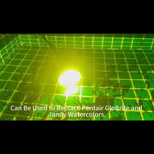 RGB COLORED Nicheless LED Pool Light