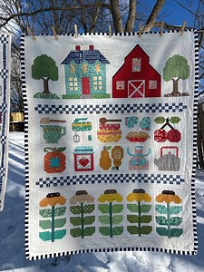 Handmade Pieced Country Farm Kitchen Baby Quilt, Lap Blanket, or Throw - Etsy