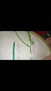 Stem Stitch Tutorial for Beginners | Basic Hand Embroidery Stitch Step by Step