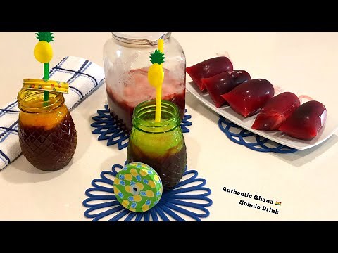 How To Make Original Ghana Sobolo. Most Refreshing Hibiscus Drink Ever!
