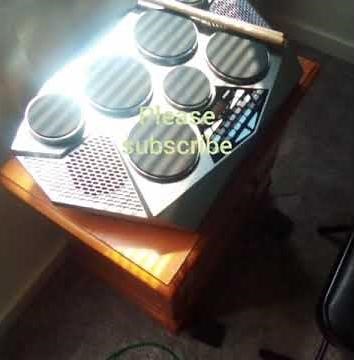 Pyle pted06 digital drumset double bass test