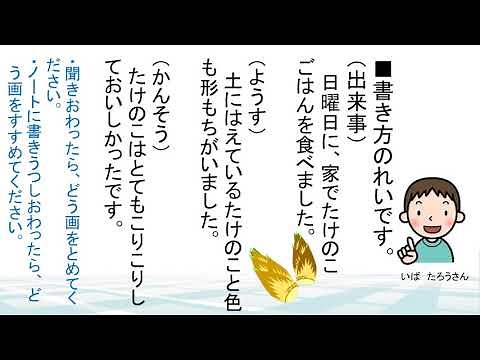 小３国語（光村図書）春のくらし①