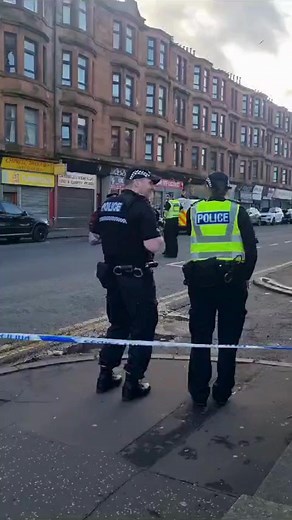 Horrified witnesses told the Glasgow Times the man was "stabbed in the neck" and was "covered in blood". | Glasgow Times