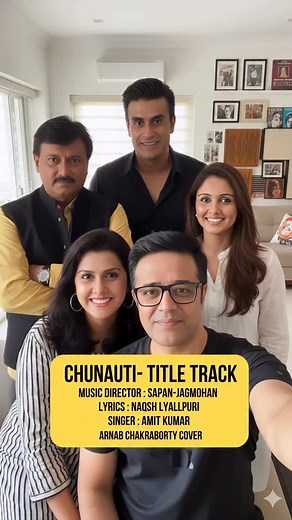 For concert enquiries only. Whatsapp: 91 90821 97550. ‘Chunauti’ - a cover version of one of the most popular TV serial title song from the 80s, requested by many listeners. #flashback #nostalgia #reels #singerarnab #music #india | Arnab Chakraborty