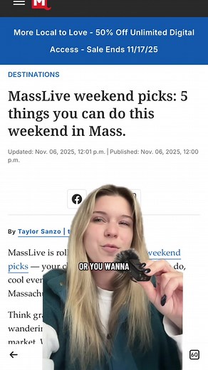 Read more: https://l.masslive.com/lgbddd Whether you're into holiday markets, historic diners, or spooky thrills, Massachusetts has something for everyone this weekend. See 5 things to do across the state from Nov. 7-9. | MassLive