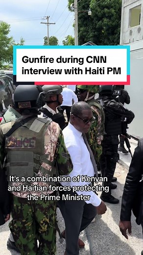 Gunfire Erupts During CNN Interview with Haiti PM