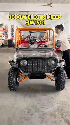 3000W Electric Mini Jeep 2 man seat go kart #minijeep #gokart #atv #buggy #4x4 #4wheeler #offroad