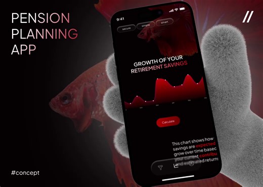 Retirement Savings Mobile iOS App Design