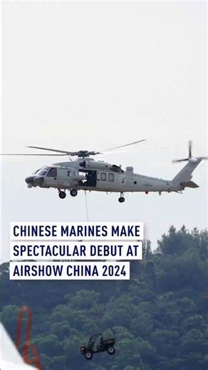 Chinese marines make spectacular debut at Airshow China 2024