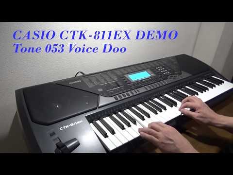 CASIO CTK-811EX DEMO / Tone 053 Voice Doo