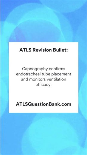 Advanced Trauma Life Support (ATLS) Exam Revision Bullet