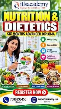 🥗 Nutrition & Dietetics – Six Months Advanced Diploma | ITLS Academy