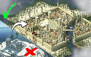 【Minecraft延时摄影】4K 沙漠之城 By Timtenth_Buildings