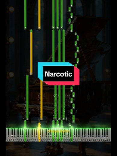 Learn to Play Narcotic on Piano Easily