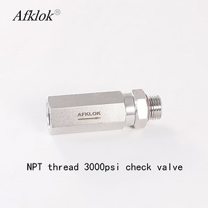 [Hot Item] Afklok 3000psi Mini Check Valve for Fluid Direction Control Solutions