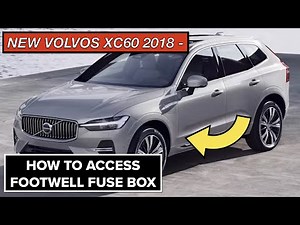 Diagram and positioning of internal fuses in the Volvo XC60