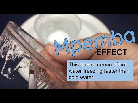 Mpemba Effect (Does hot water freeze faster than cold water?)