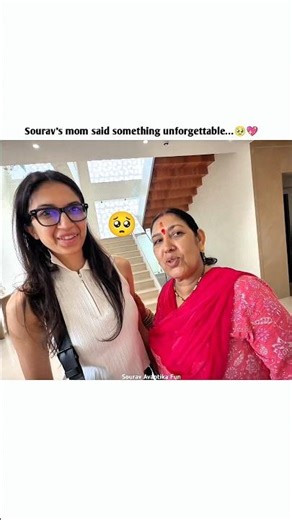 Sourav’s mom said something unforgettable…🥹💖#shorts #youtubeshorts #souravjoshivlogs #souravjoshi