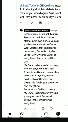 Atheist Says God Is Like Zeus… Watch the Reply.