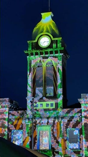 Chesterfield Glow Up market hall projection 2026