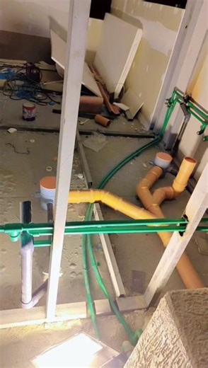 for WC soil line connection4 inch diameter for better waste flow #plumbing #plumbingtime #plumber