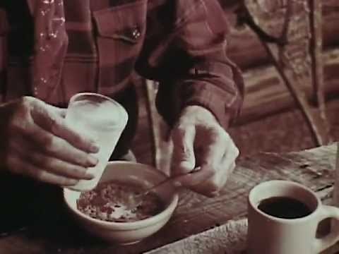 1970's Grape Nuts Commercial featuring Euell Gibbons