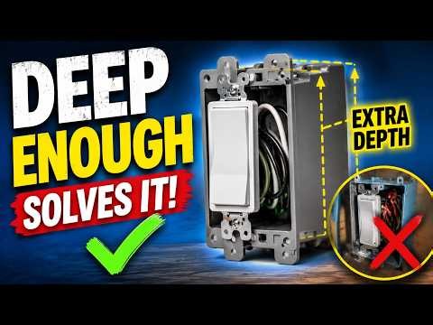 Standard Electrical Box Isn't Deep Enough? Here's What You're Missing