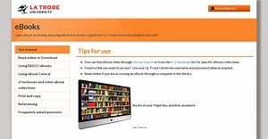 LibGuides: eBooks: Tips for eTextbooks