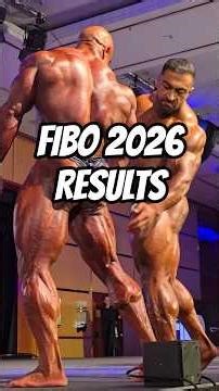 Fibo 2026 Open bodybuilding results and Finals