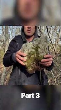 Built a warm house of stones in a day #bushcraft