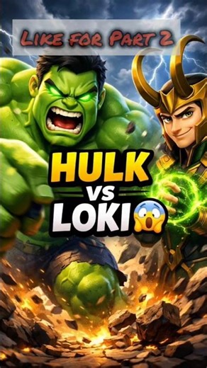 HULK VS LOKI #story #Hulk #hulkbattle