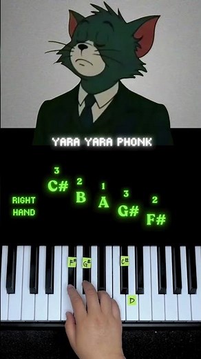 Yara Yara Phonk | Easy Piano Tutorial