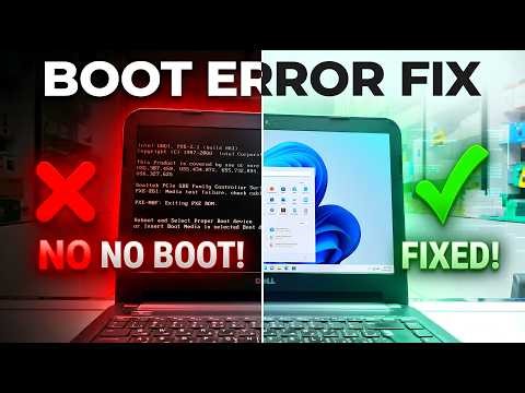 Reboot and Select Proper Boot Device Fix | PXE-E61 Error Fix (Windows 10/11/7)