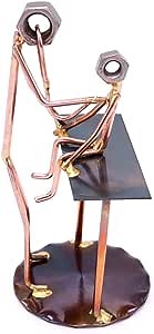 Pediatrician Collectible Handmade Metal Art Figurine, Desk Accessories, Trophy, Boss Gift, Office Décor, Doctor Gift