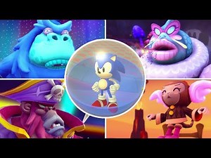 Super Monkey Ball: Banana Blitz HD - All Bosses with Sonic