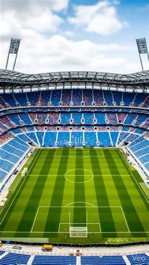 From Empty Land to a Massive Football Stadium 🏟️ | AI Construction Timelapse