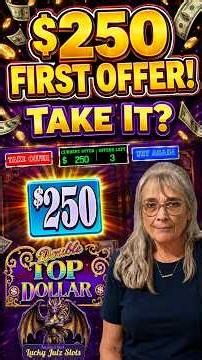 This Top Dollar Offer Was CRAZY! #slots #casino #wins